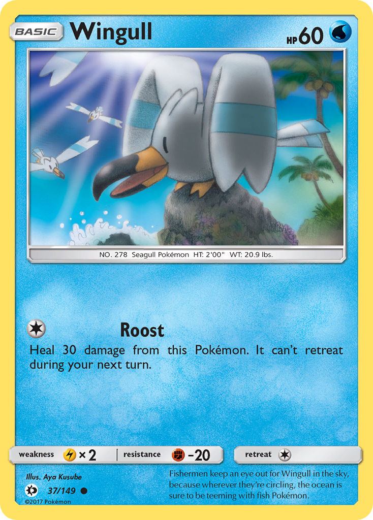 Wingull — SM Base Set #37/149