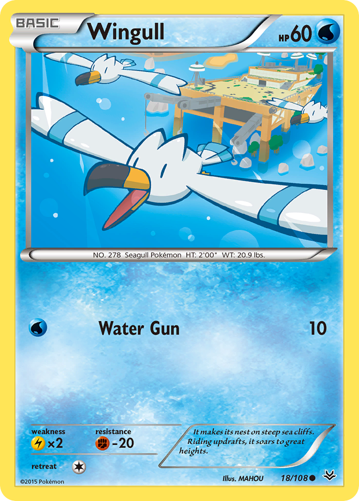 Wingull — XY - Roaring Skies #18/108