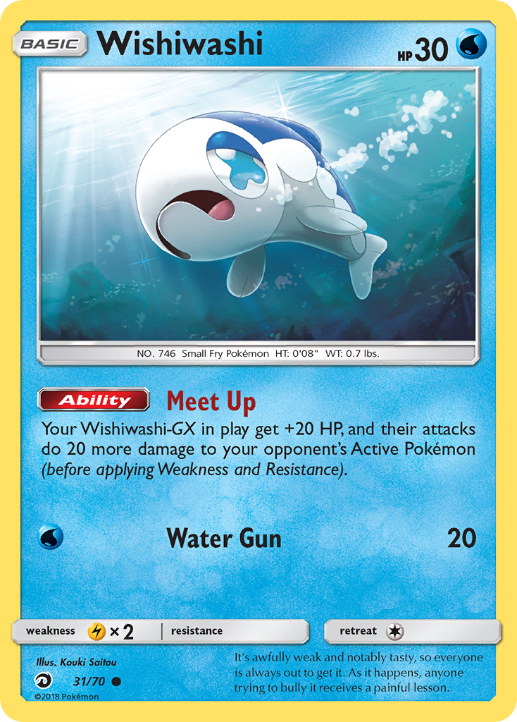 Wishiwashi — Dragon Majesty #31/70