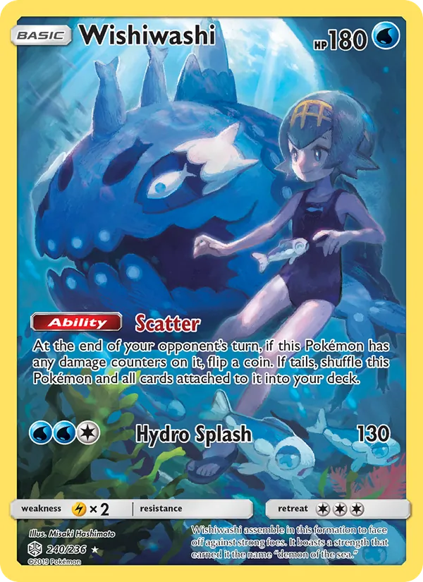 Wishiwashi (Secret) — SM - Cosmic Eclipse #240/236