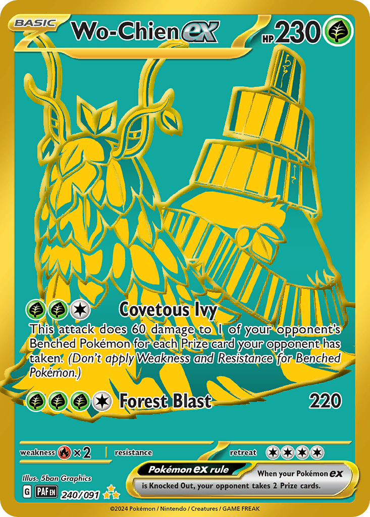 Wo-Chien ex — SV: Paldean Fates #240/091