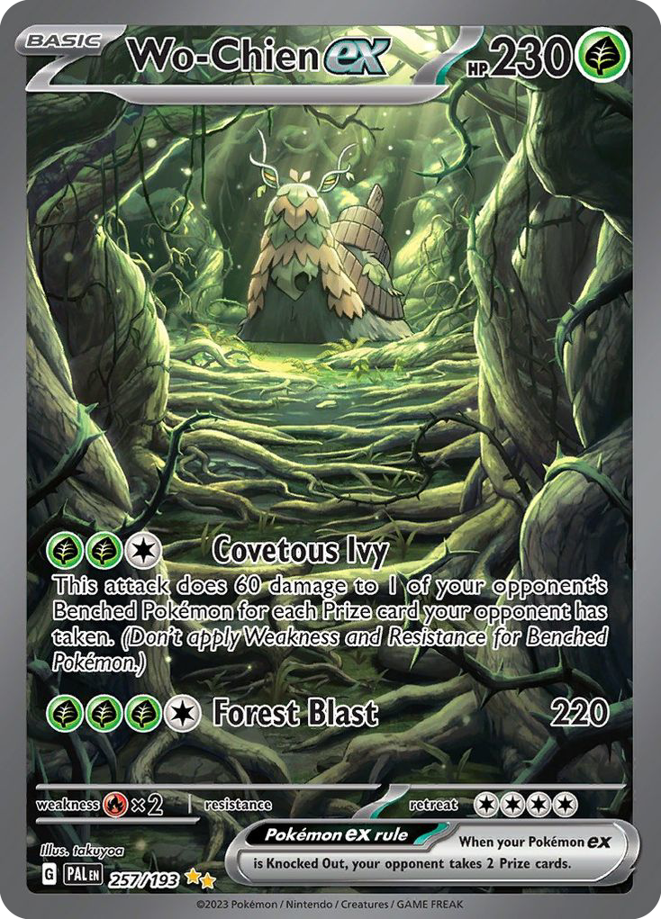 Wo-Chien ex — SV02: Paldea Evolved #257/193