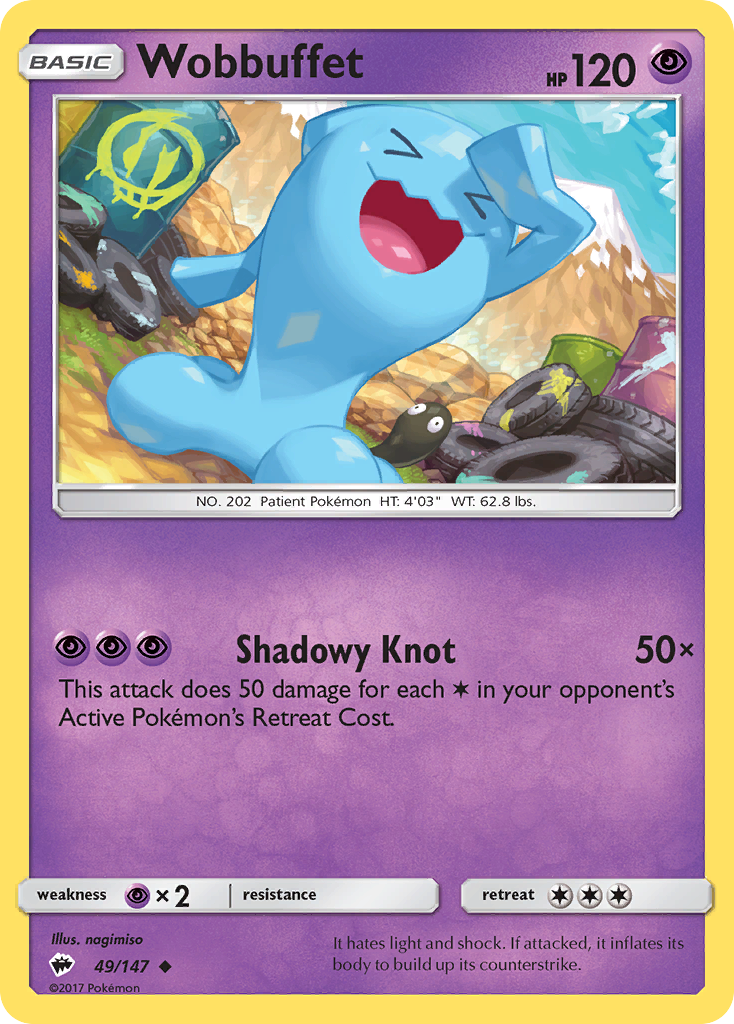 Wobbuffet — SM - Burning Shadows #49/147