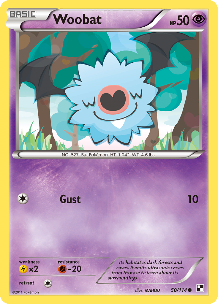 Woobat — Black and White #50/114