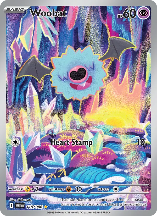 Woobat — SV: White Flare #119/086
