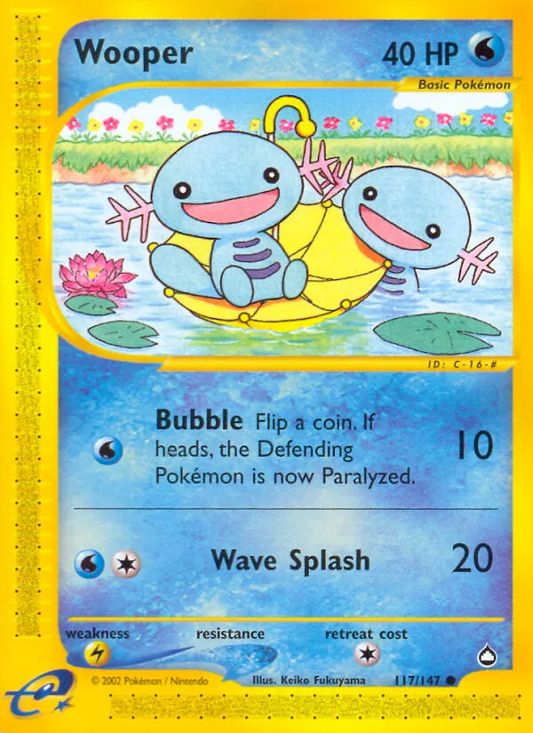 Wooper (117) — Aquapolis #117/147