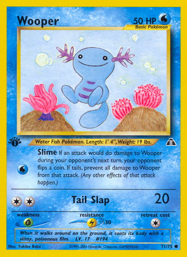 Wooper — Neo Discovery #71/75