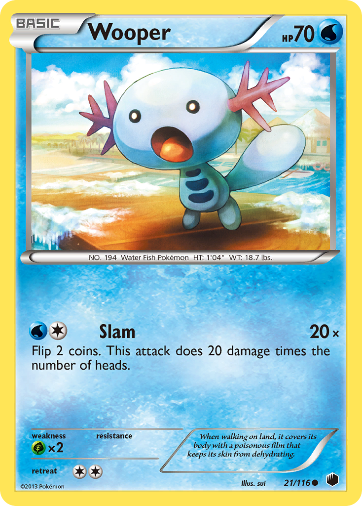 Wooper — Plasma Freeze #21/116
