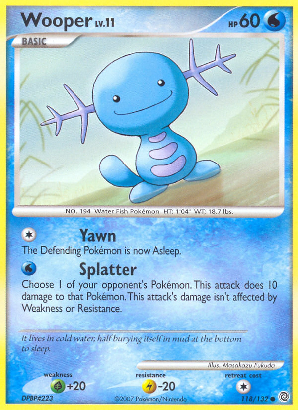 Wooper — Secret Wonders #118/132