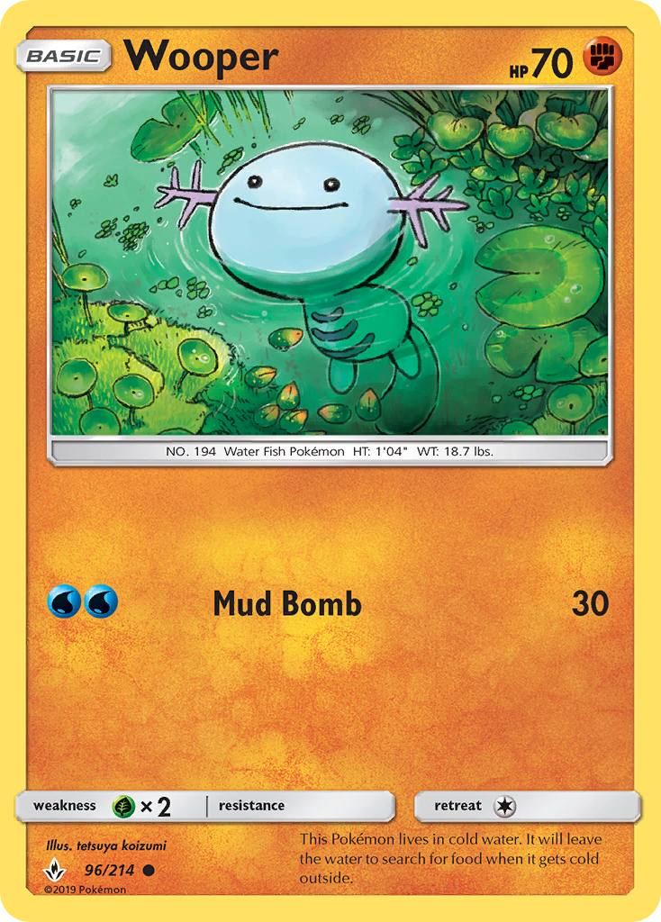 Wooper — SM - Unbroken Bonds #96/214
