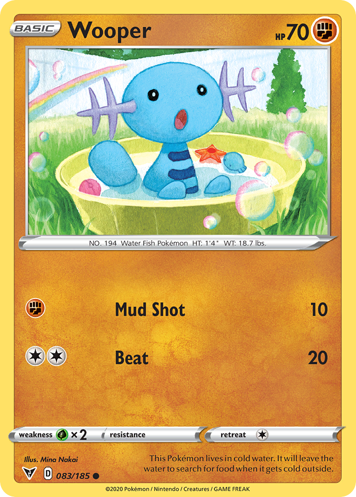 Wooper — SWSH04: Vivid Voltage #083/185