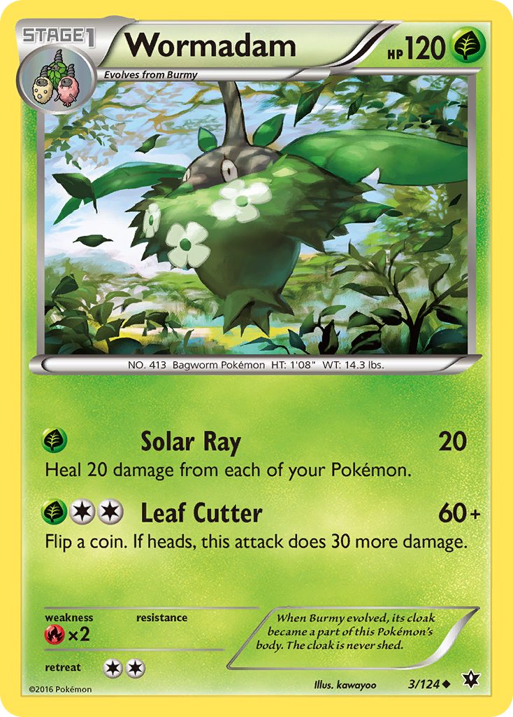 Wormadam (3) — XY - Fates Collide #3/124