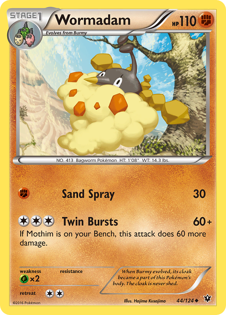 Wormadam (44) — XY - Fates Collide #44/124