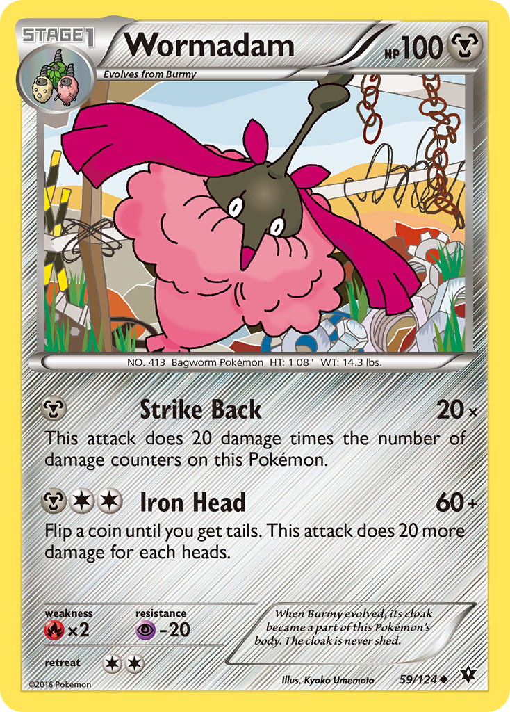 Wormadam (59) — XY - Fates Collide #59/124