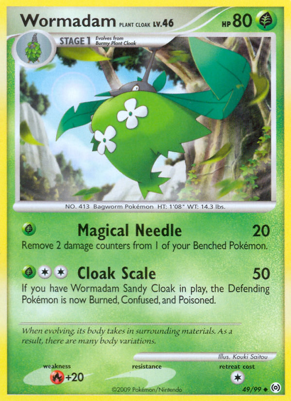 Wormadam Plant Cloak — Arceus #49/99