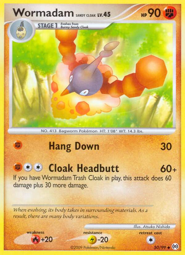 Wormadam Sandy Cloak — Arceus #50/99