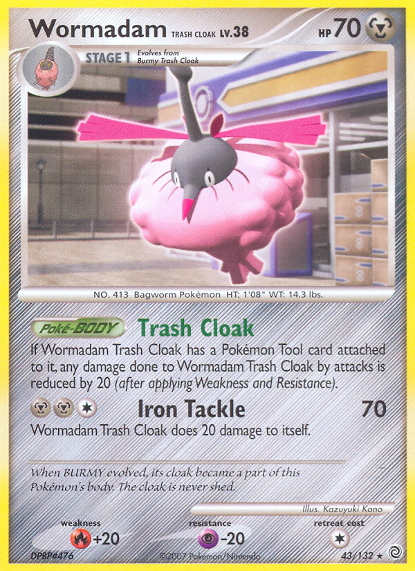 Wormadam Trash Cloak — Secret Wonders #43/132