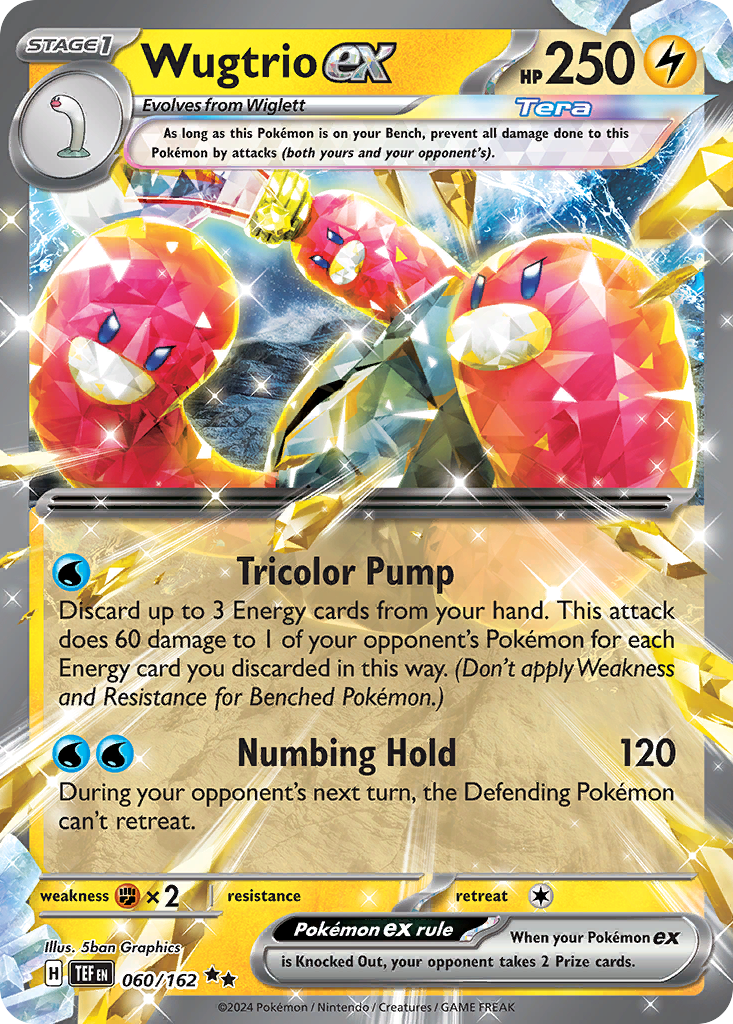 Wugtrio ex — SV05: Temporal Forces #060/162