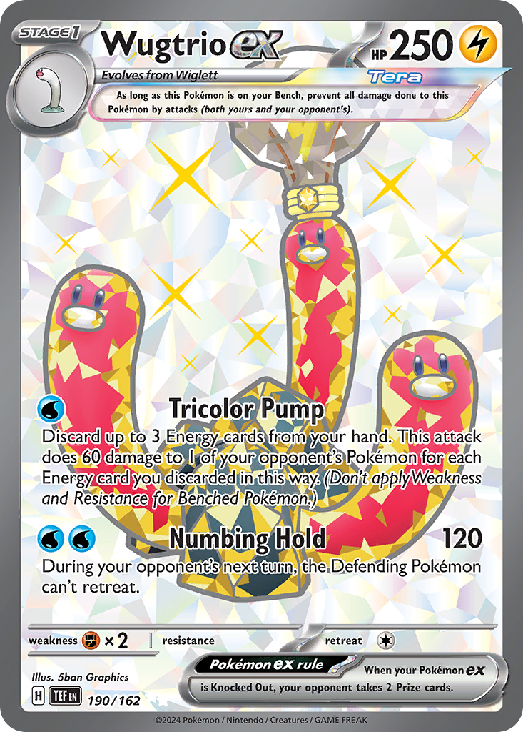 Wugtrio ex — SV05: Temporal Forces #190/162