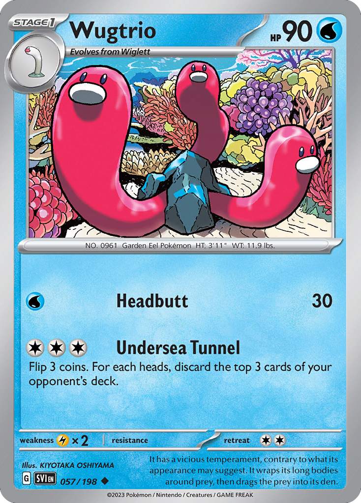 Wugtrio — SV01: Scarlet & Violet Base Set #057/198