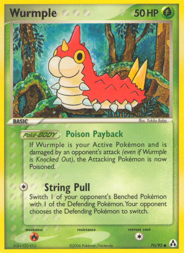 Wurmple — Legend Maker #70/92