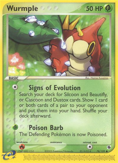 Wurmple — Ruby and Sapphire #78/109