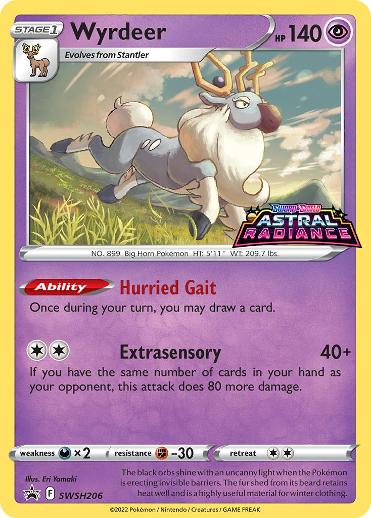 Wyrdeer — SWSH: Sword & Shield Promo Cards #SWSH206