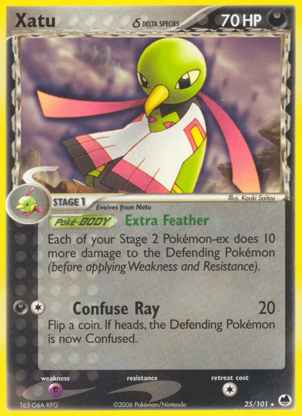 Xatu (Delta Species) — Dragon Frontiers #25/101