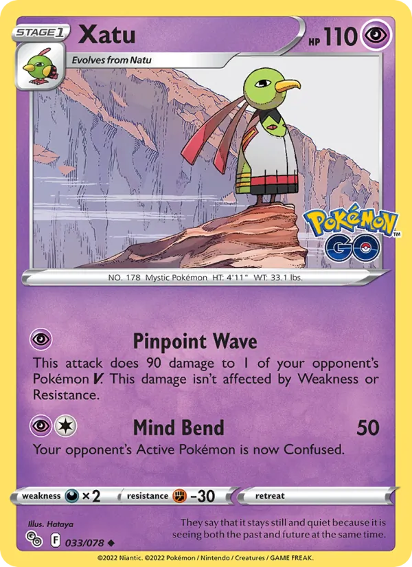 Xatu — Pokemon GO #033/078