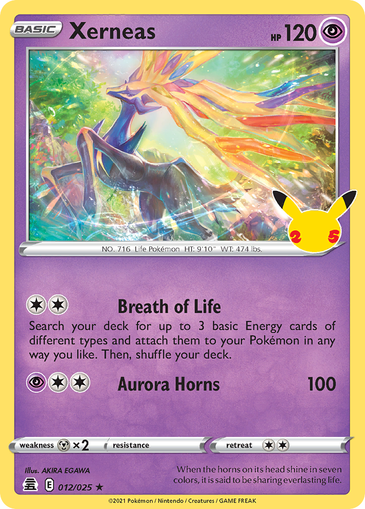 Xerneas — Celebrations #012/025
