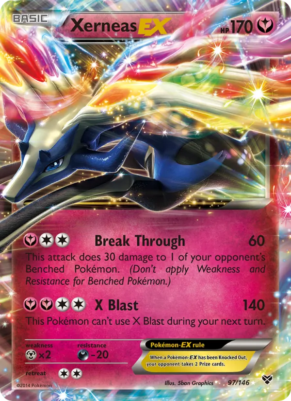 Xerneas EX — XY Base Set #97/146