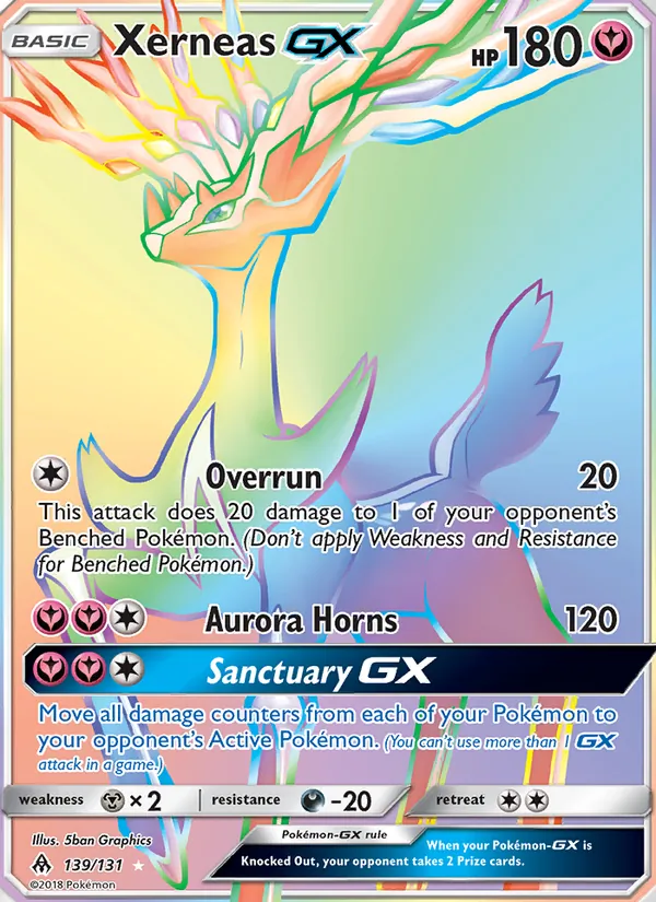 Xerneas GX (Secret) — SM - Forbidden Light #139/131