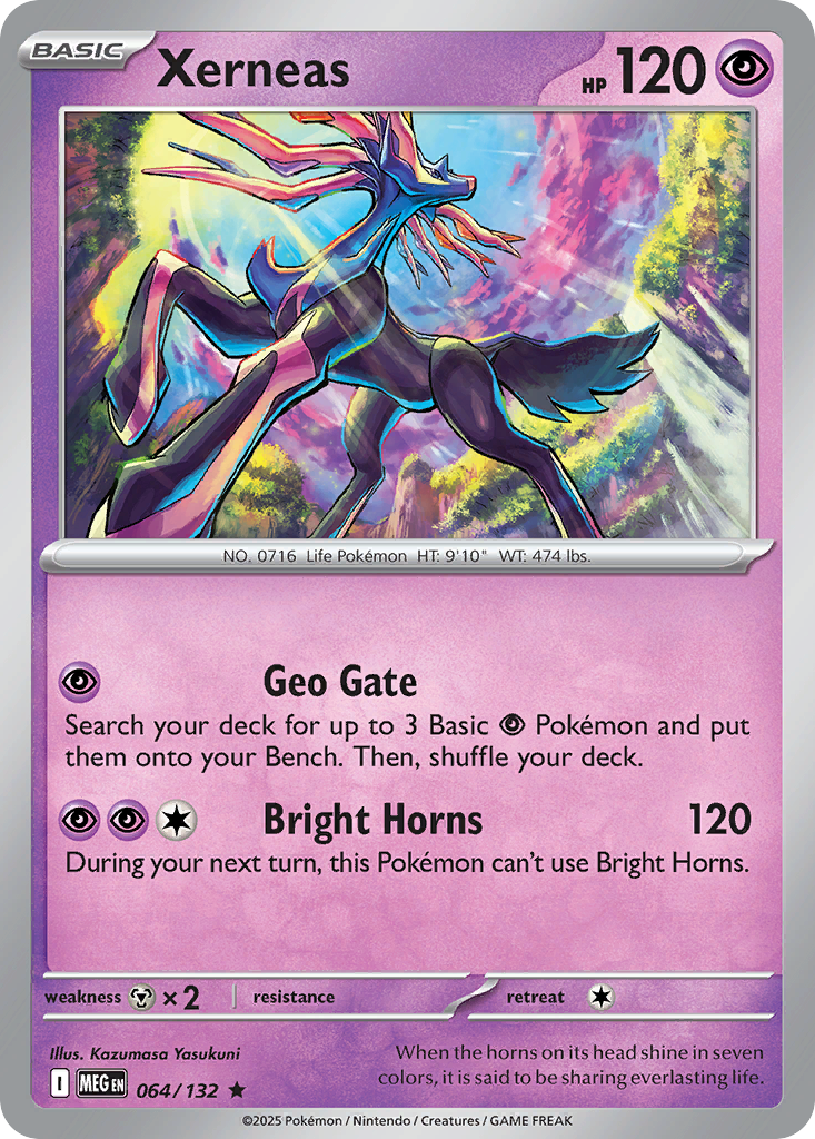 Xerneas — ME01: Mega Evolution #064/132