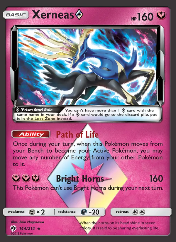 Xerneas Prism Star — SM - Lost Thunder #144/214