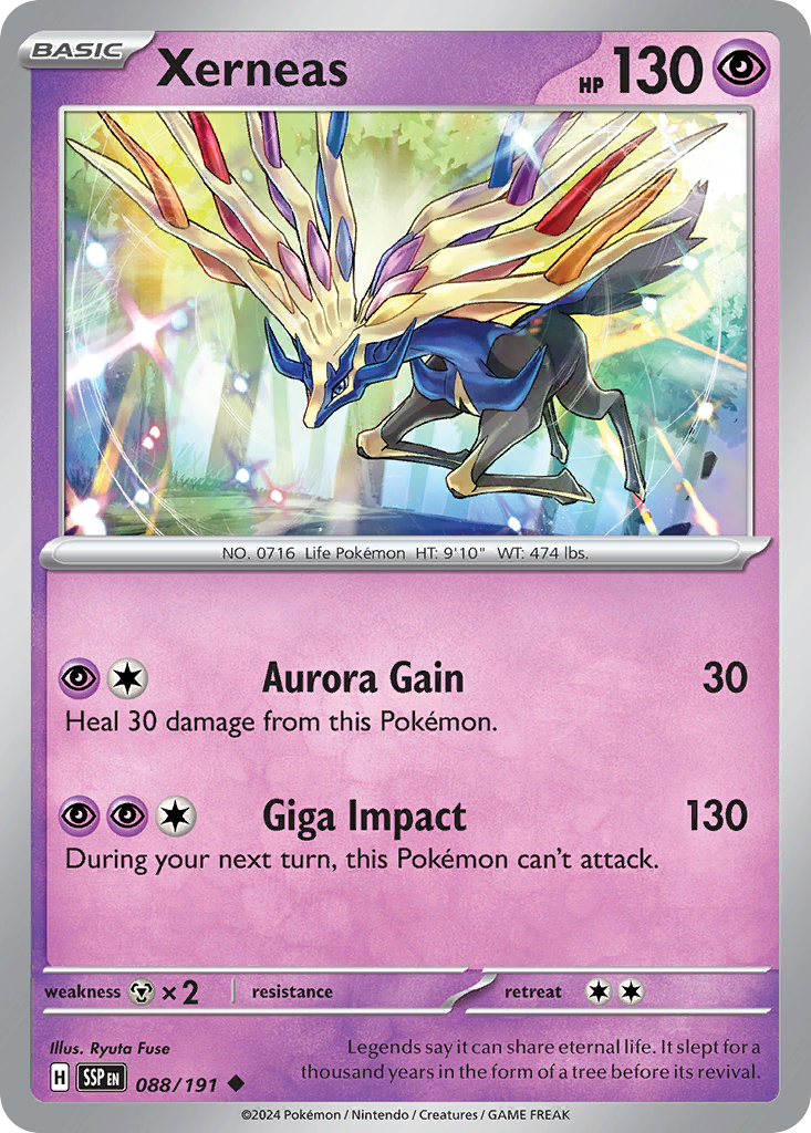Xerneas — SV08: Surging Sparks #088/191