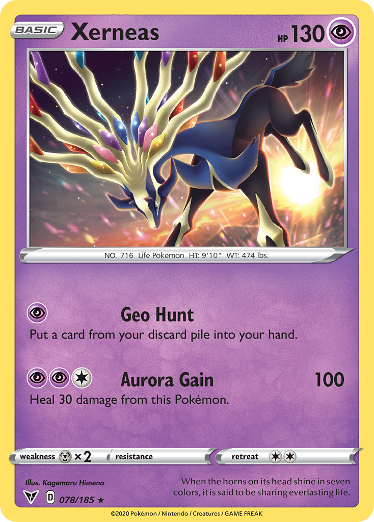 Xerneas — SWSH04: Vivid Voltage #078/185