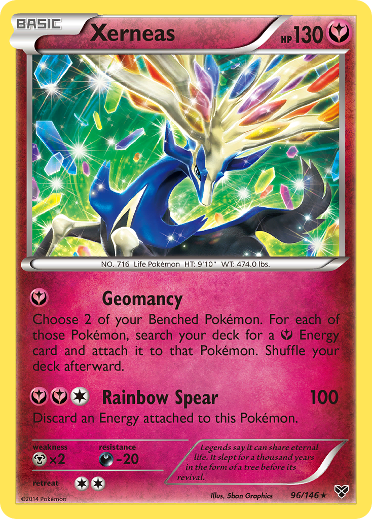 Xerneas — XY Base Set #96/146