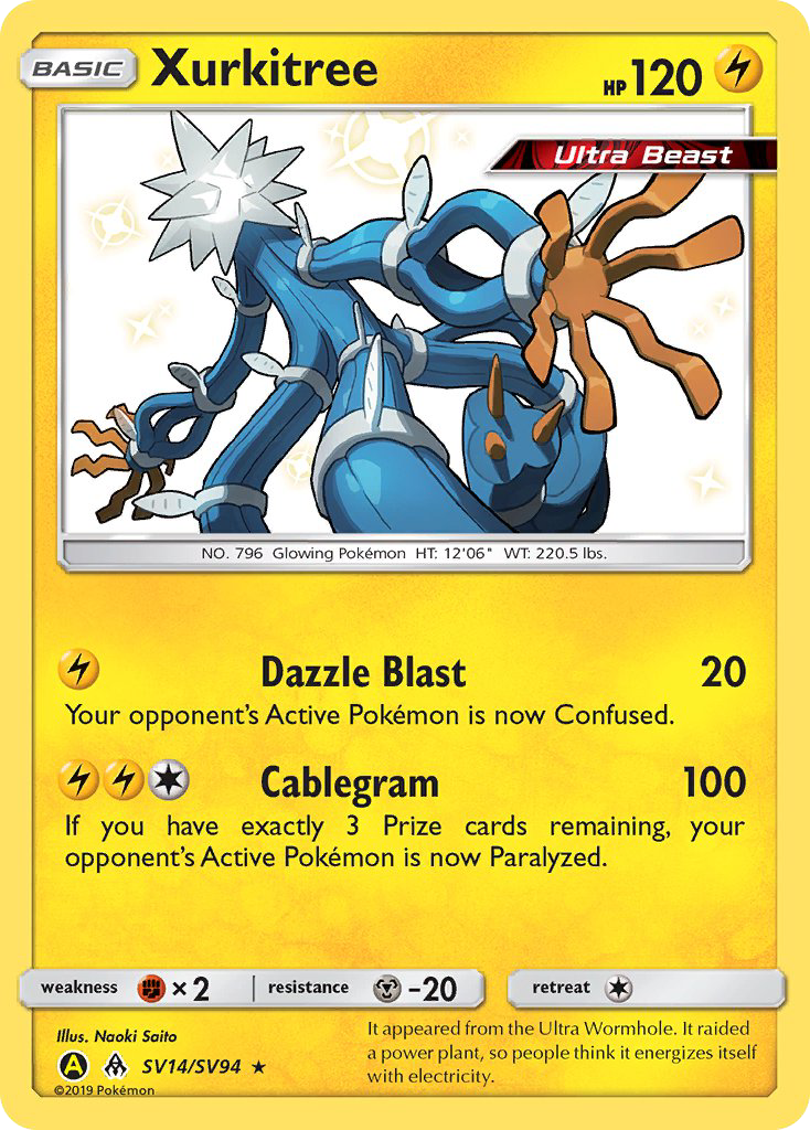 Xurkitree — Hidden Fates: Shiny Vault #SV14/SV94