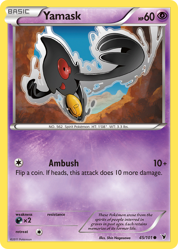 Yamask (45) — Noble Victories #45/101