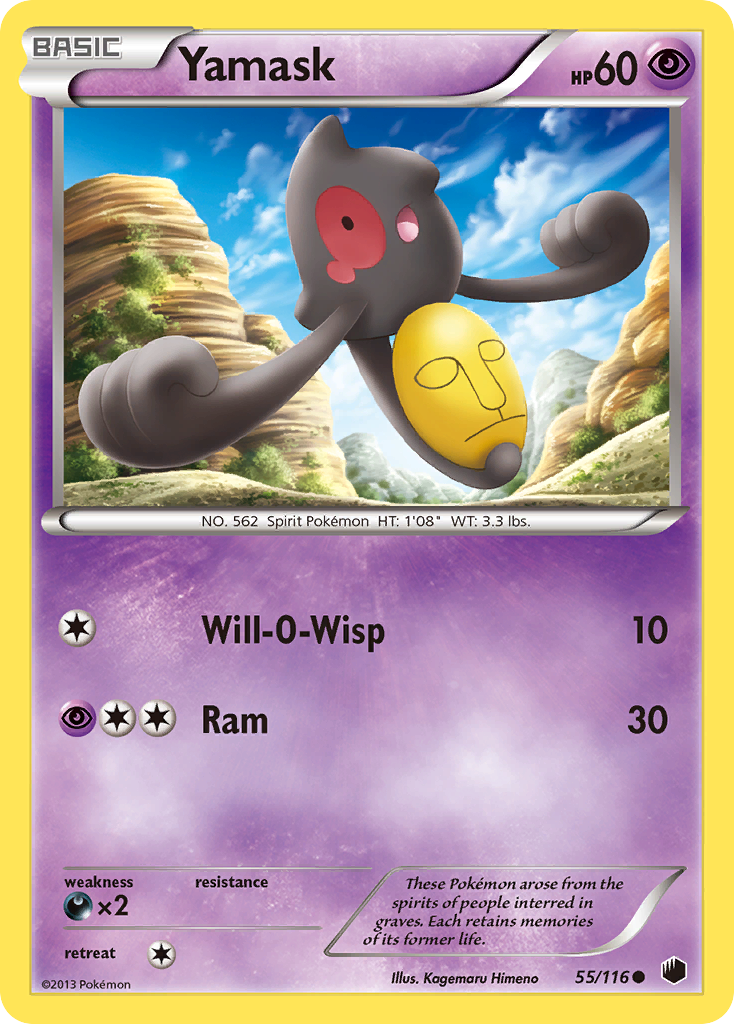 Yamask (55) — Plasma Freeze #55/116