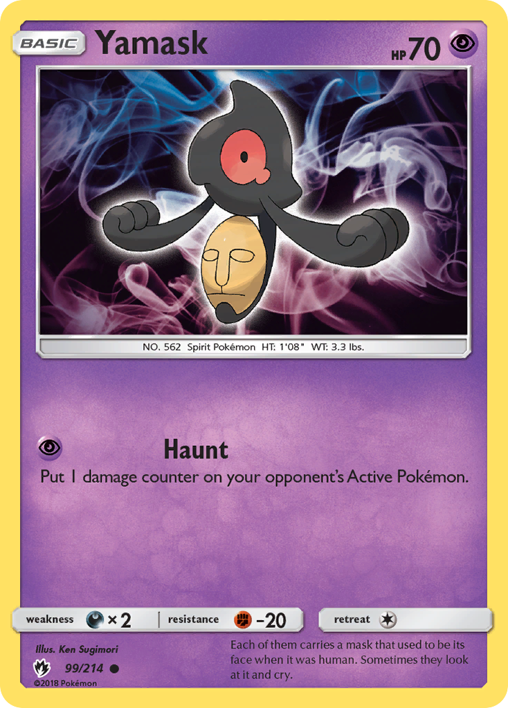 Yamask — SM - Lost Thunder #99/214