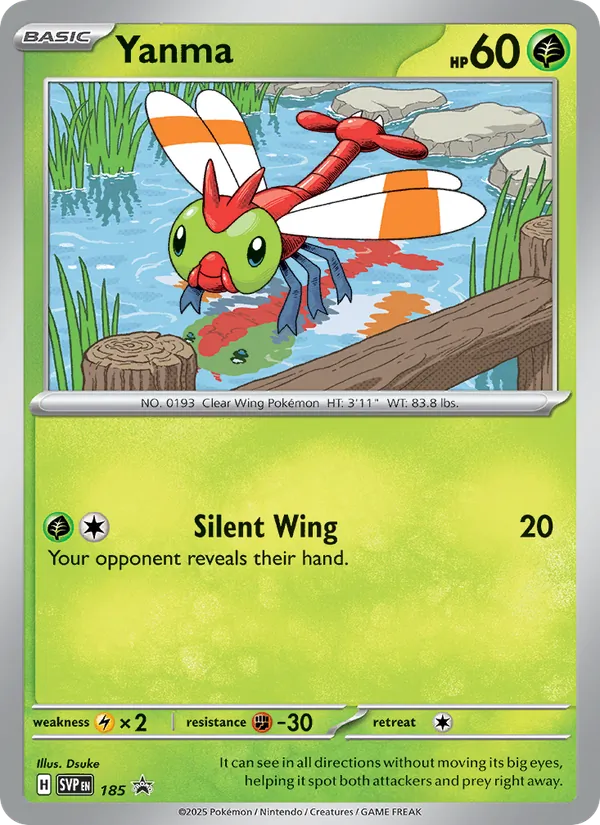Yanma — SV: Scarlet & Violet Promo Cards #185