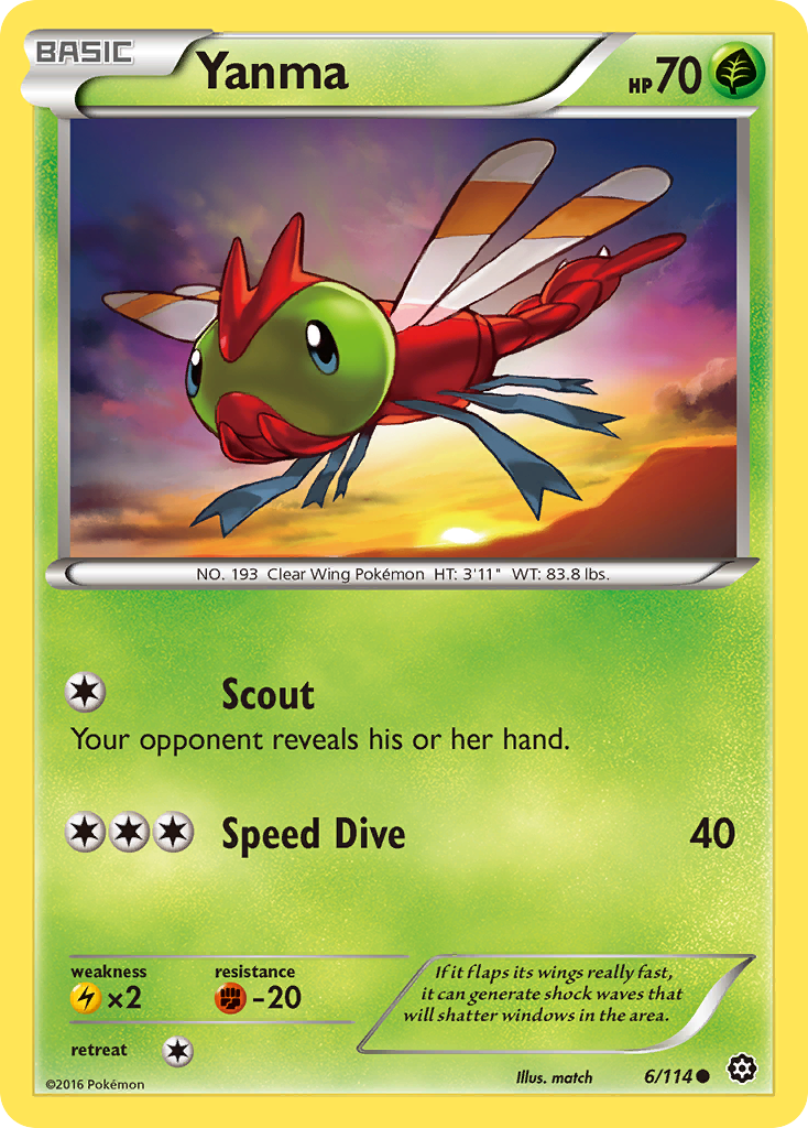 Yanma — XY - Steam Siege #6/114