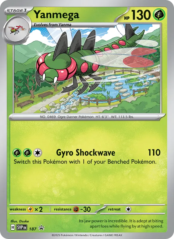 Yanmega — SV: Scarlet & Violet Promo Cards #187