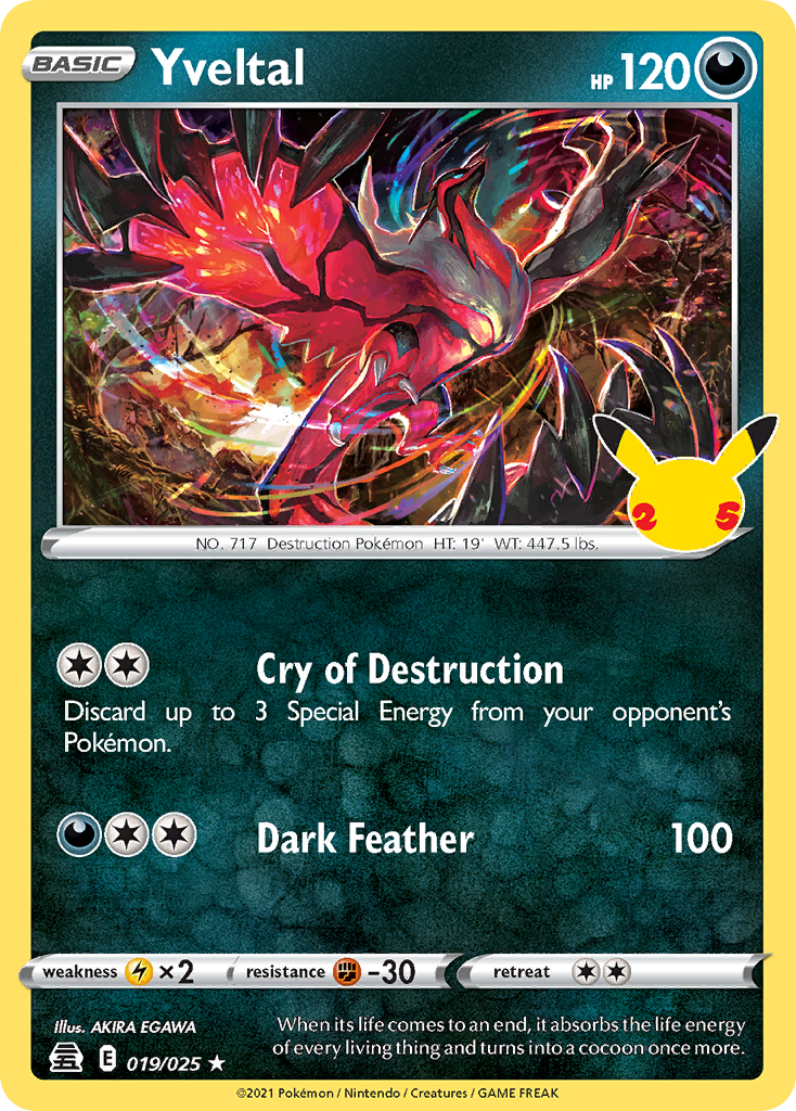 Yveltal — Celebrations #019/025
