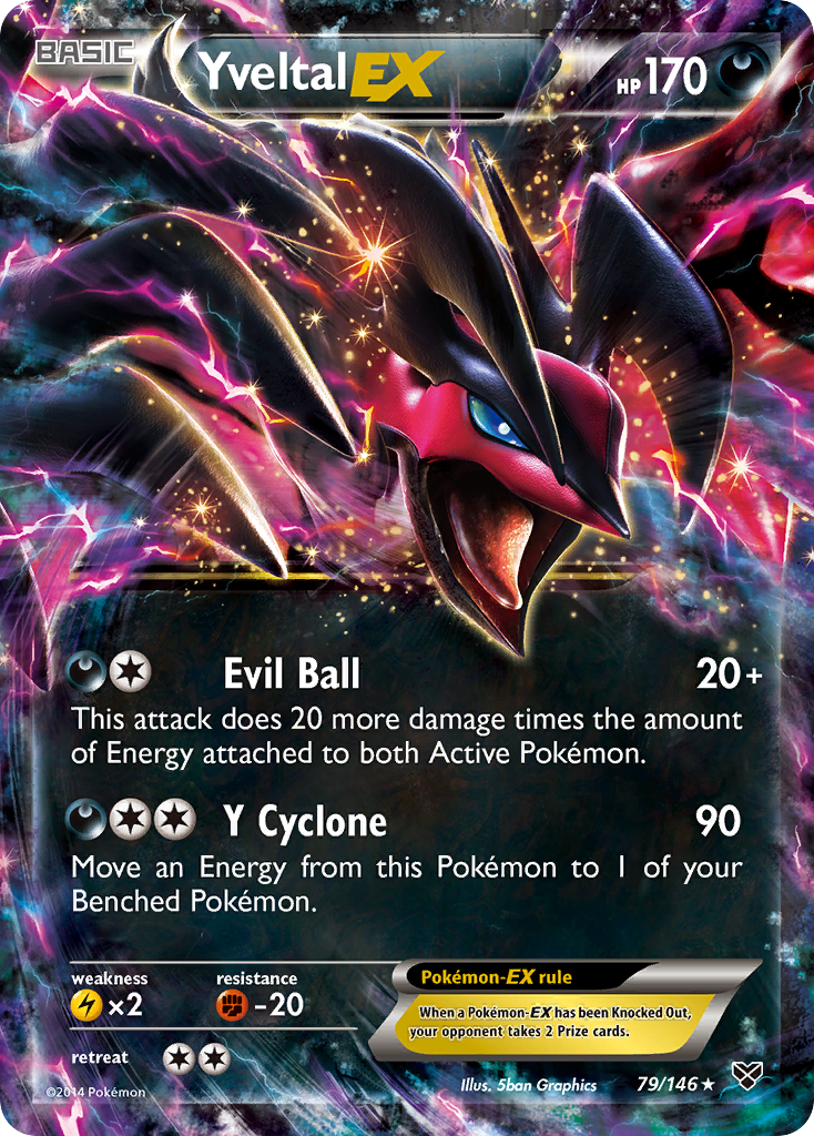Yveltal EX — XY Base Set #79/146