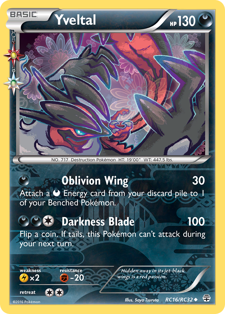 Yveltal — Generations: Radiant Collection #RC16/RC32