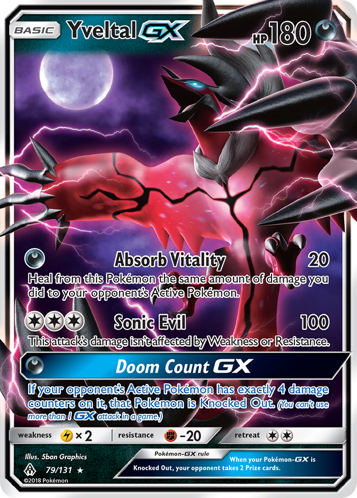 Yveltal GX — SM - Forbidden Light #79/131