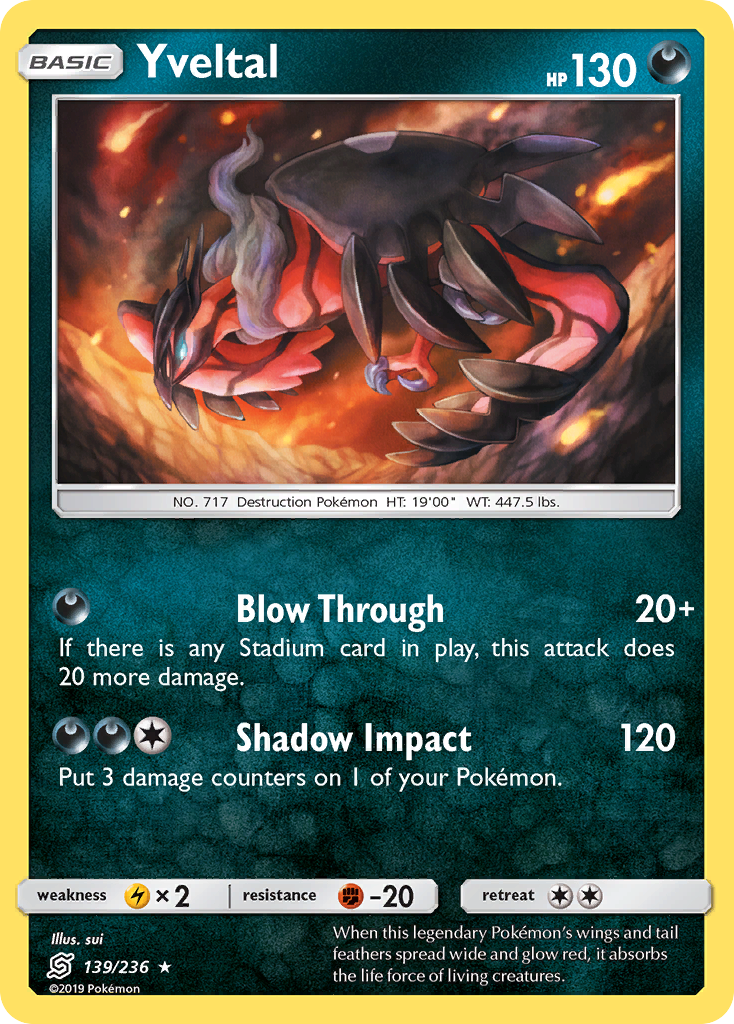 Yveltal — SM - Unified Minds #139/236