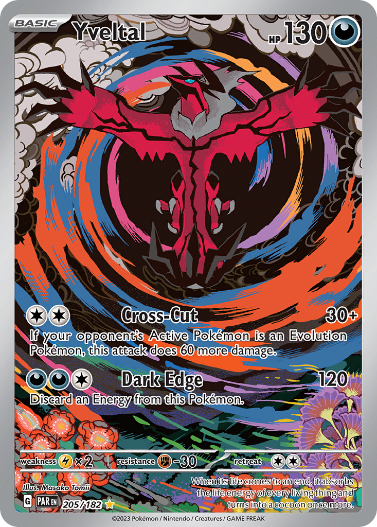 Yveltal — SV04: Paradox Rift #205/182